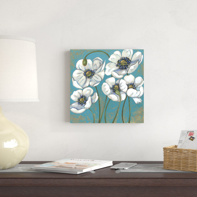 Lakeside Poppies II, H 12 po x l 12 po