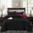 3pc Comforter Set - All Season Reversible Down Alternative Comforter with Two Shams - Breathable, Soft, Fluffy-252941308-252941253