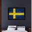 « suède country flag », impression sur toile encadrée-41273443-41926060