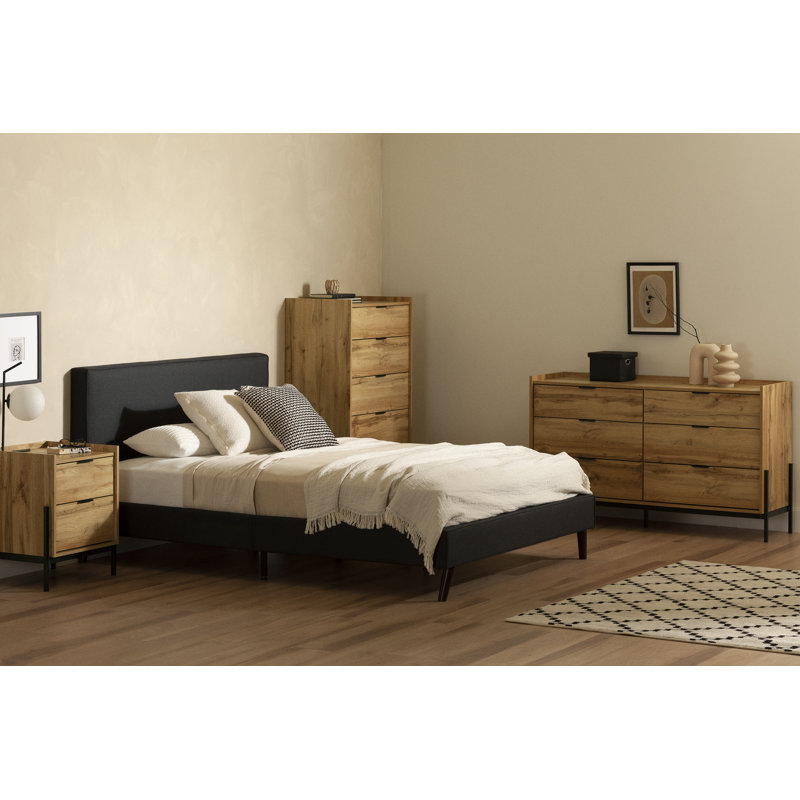 Grand lit tapissier Milton