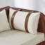Chaise longue de rangement avec coussins moelleux