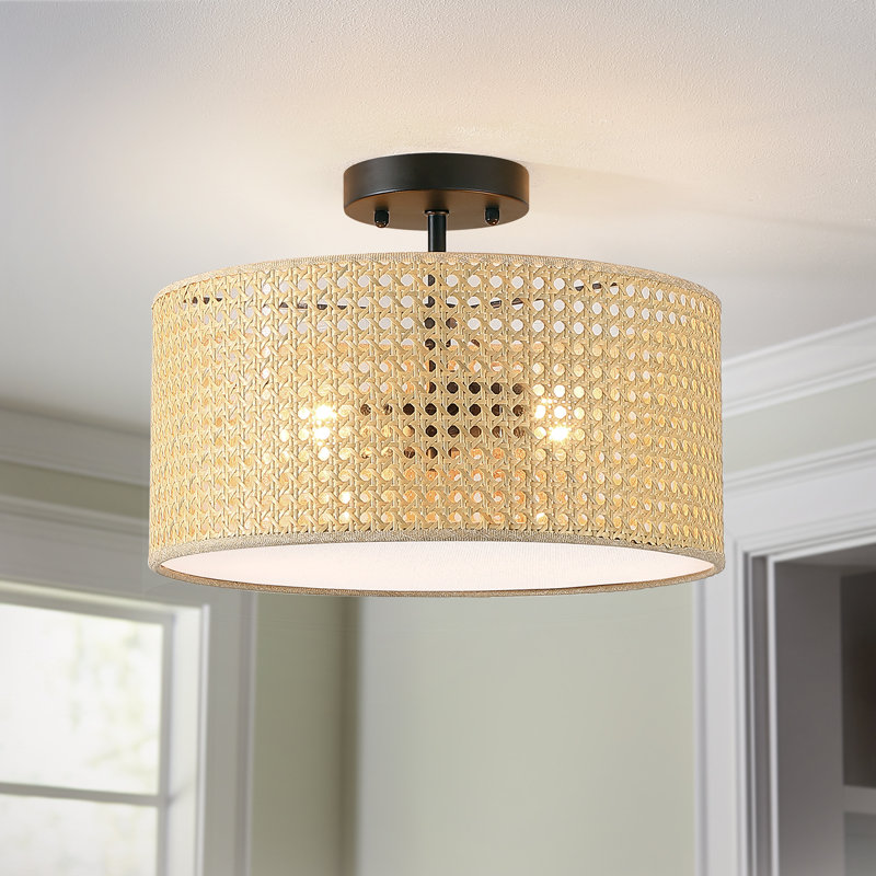 Arlenis Plastic Semi Flush Mount