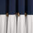 Linen Button Cotton Blend Blackout Curtain Single Panel-75021106