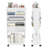 5 Tier Rolling Utility Cart Multi-Functional Movable Storage Shelves