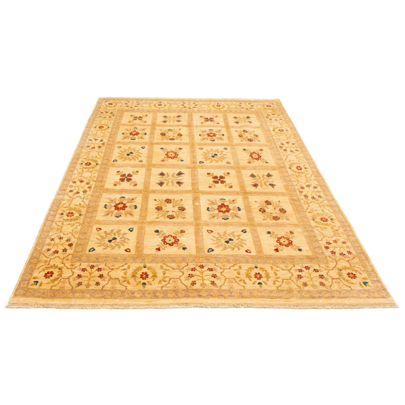 Tapis ivoire Peshawar Oushak 7 pi 10 po x 10 pi 3 po