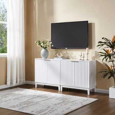 Stylish And Functional 2 Door Storage Cabinet With Adjustable Shelves, Ideal For Organizing Various Items In Multiple Home Rooms