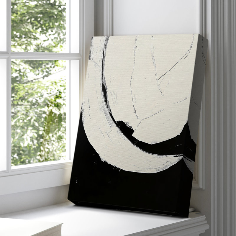 Toile tendue avec châssis abstrait CX Gallery - prêt à être accroché, H 18 po x l 12 po
