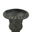 Pot à fleurs cannelé en M 24,2 po avec piédestal classique pour jardin, patio et entrée-134299257-134299260