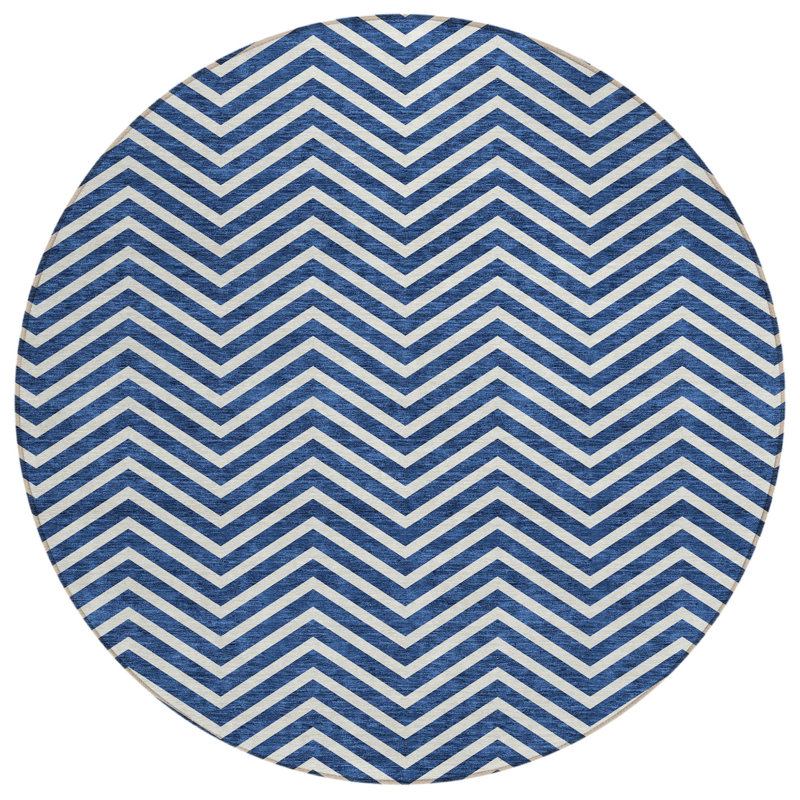 Tapis rond lavable intérieur 8 po