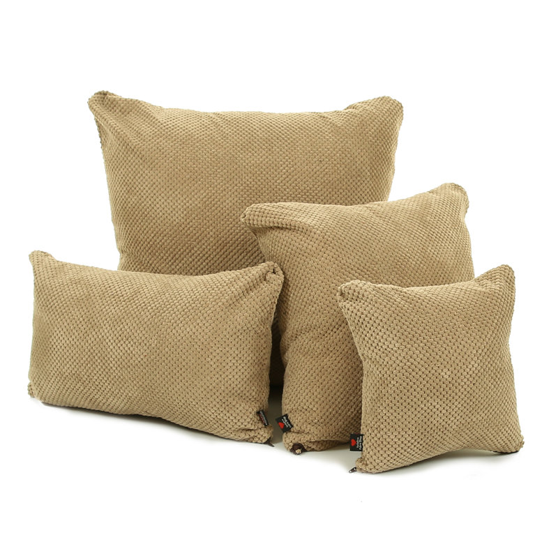 Alvarado Square Throw Cushion, 55 x 55cm, Brown