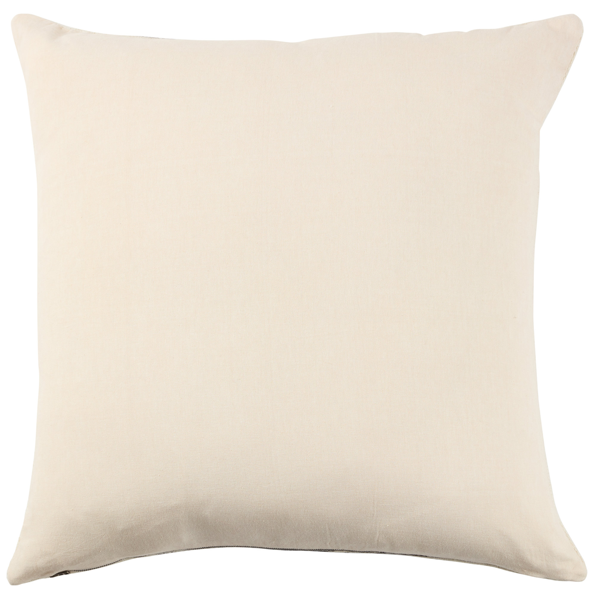 Gowan Handmade Ombre Lumbar Pillow, White, Pillow Cover Only - No Insert, Square 24"