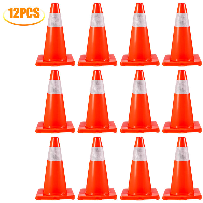 VEVOR Traffic Cones with Reflective Collars