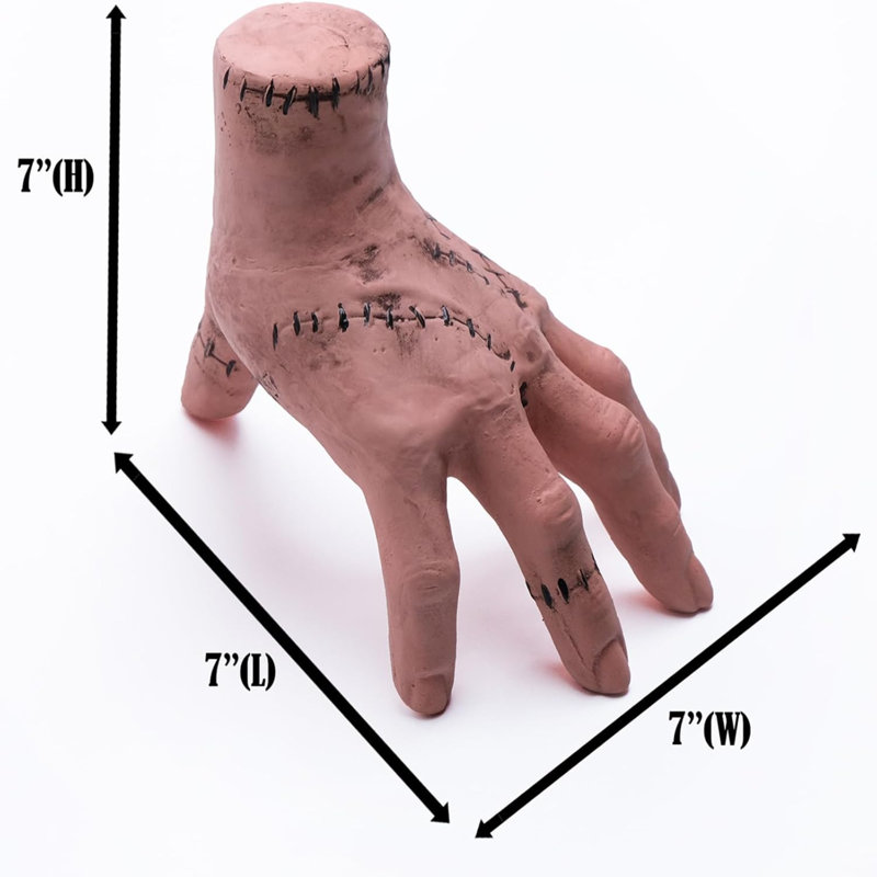 Thing Hand Halloween Scary Fake Hand Props Prank Realx Latex Creative Figurine Decor Crafts Sculpture