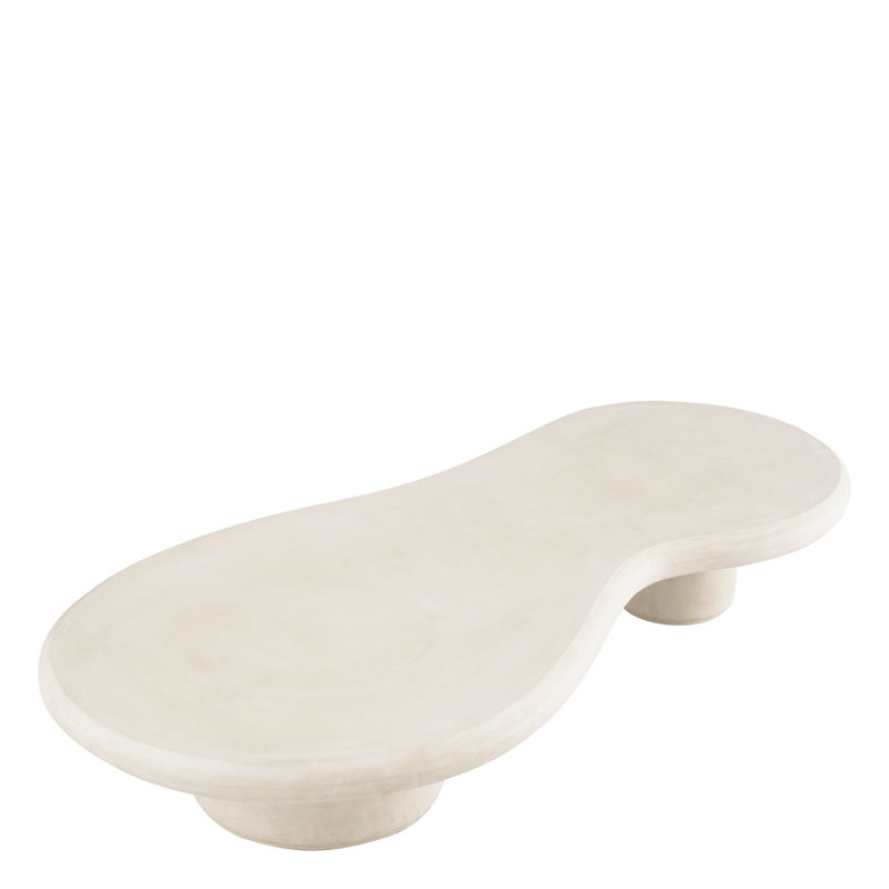 Outdoor Coffee Table Erato Cream - Top, Clear