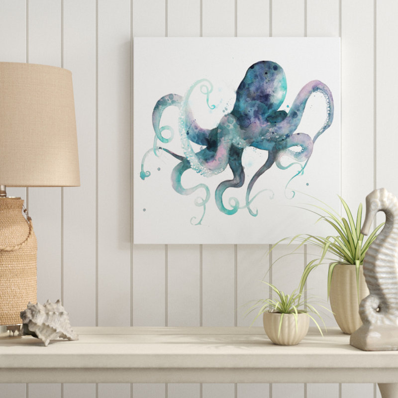 Tentacles II by Grace Popp - Wrapped Canvas Painting, 51cm H x 51cm W