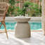 Table d'appoint pour l'extérieur, table d'appoint et table d'appoint Mgo