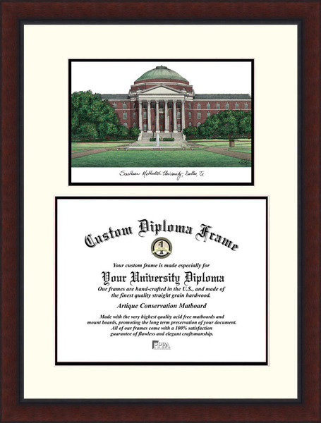 Cadre à diplôme ncaa methodist mustangs legacy