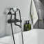 2 Handle Wall Clawfoot Tub Faucet