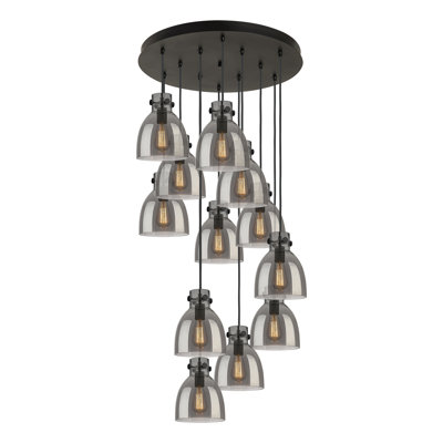 Luminaire suspendu 12 lumières Amrith