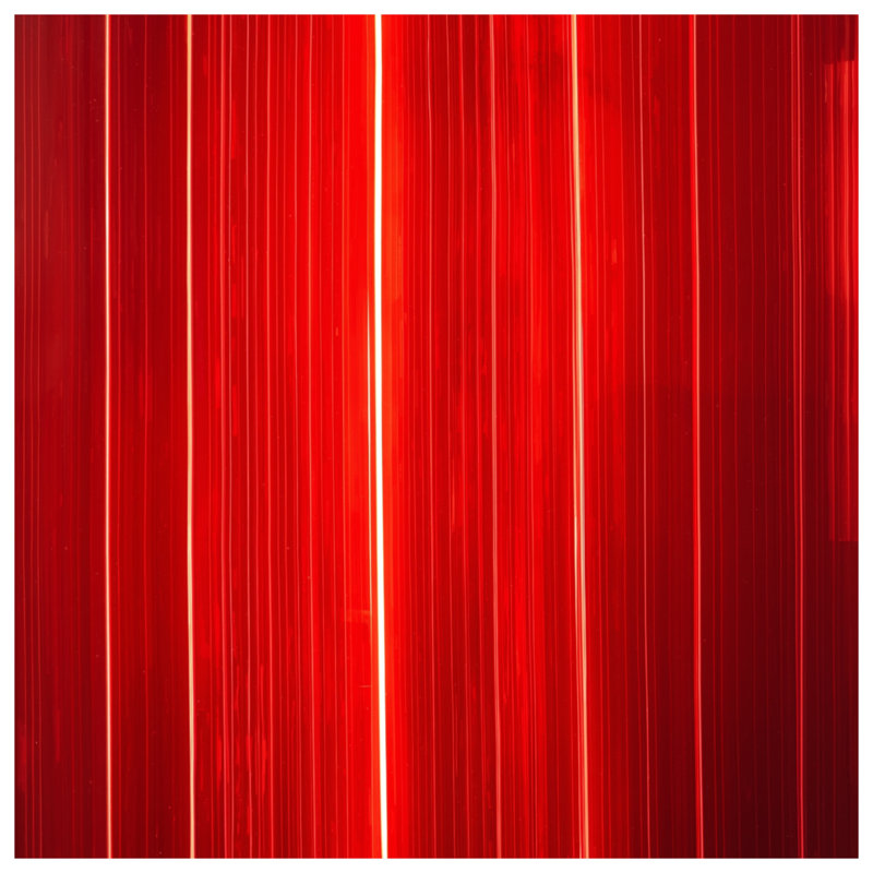 Housses de couette à lignes verticales rouges, Grand lit