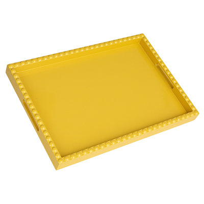 Sunny Wood Tray With Handles