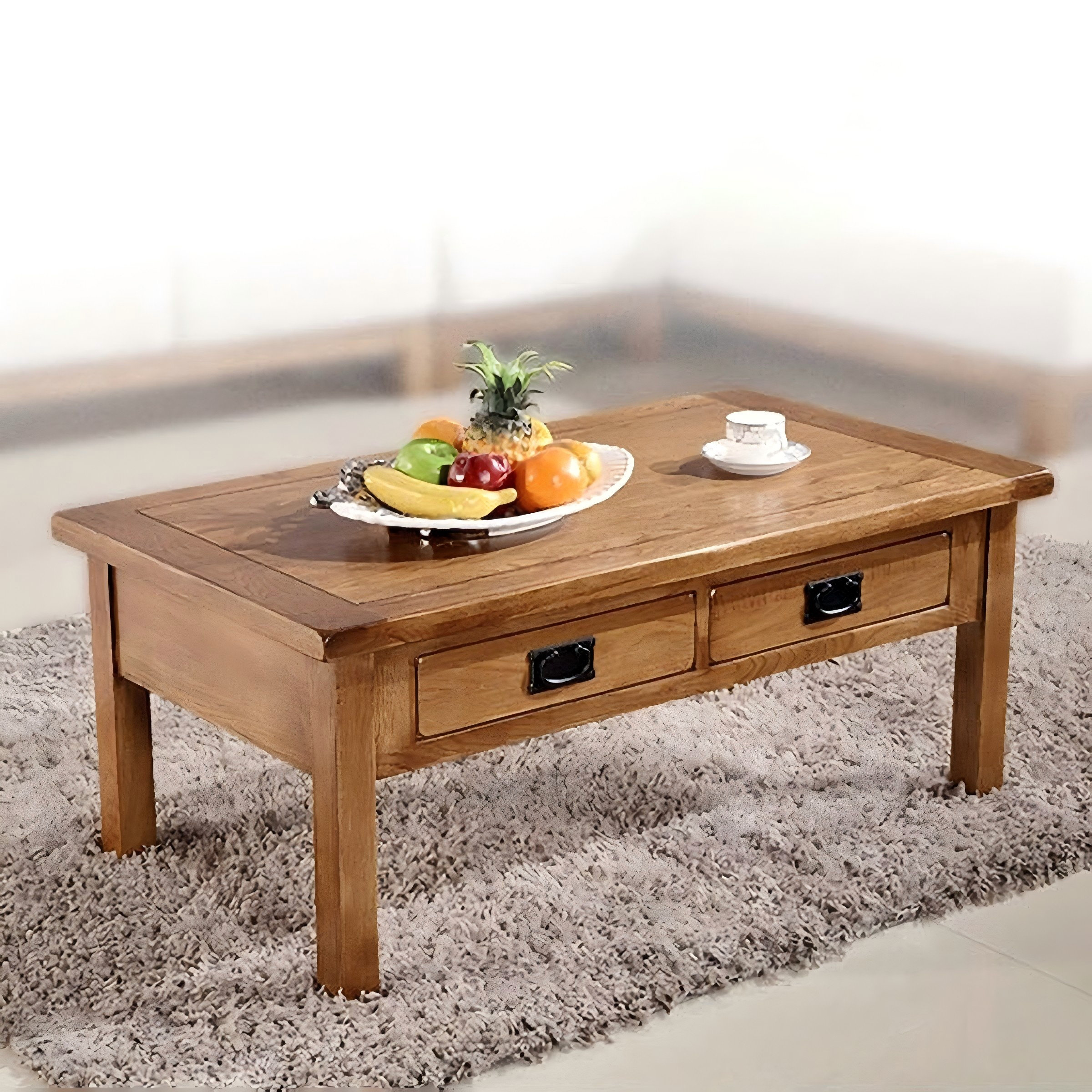 Tha Dream Team Minimalist Modern Solid Wood Coffee Table | Wayfair