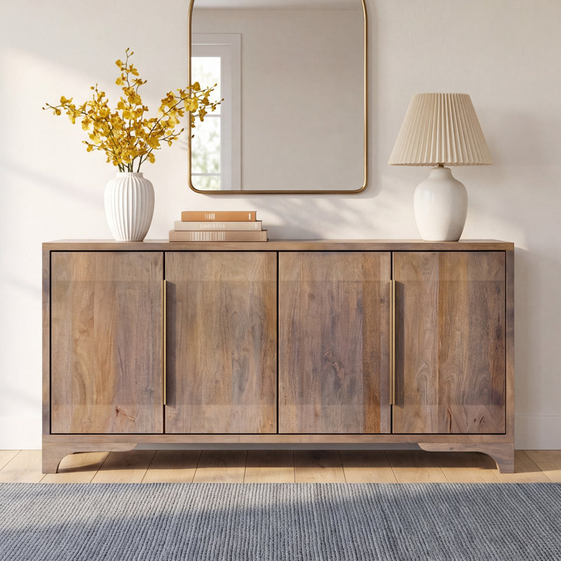 Cannes 70'' Solid Wood Sideboard
