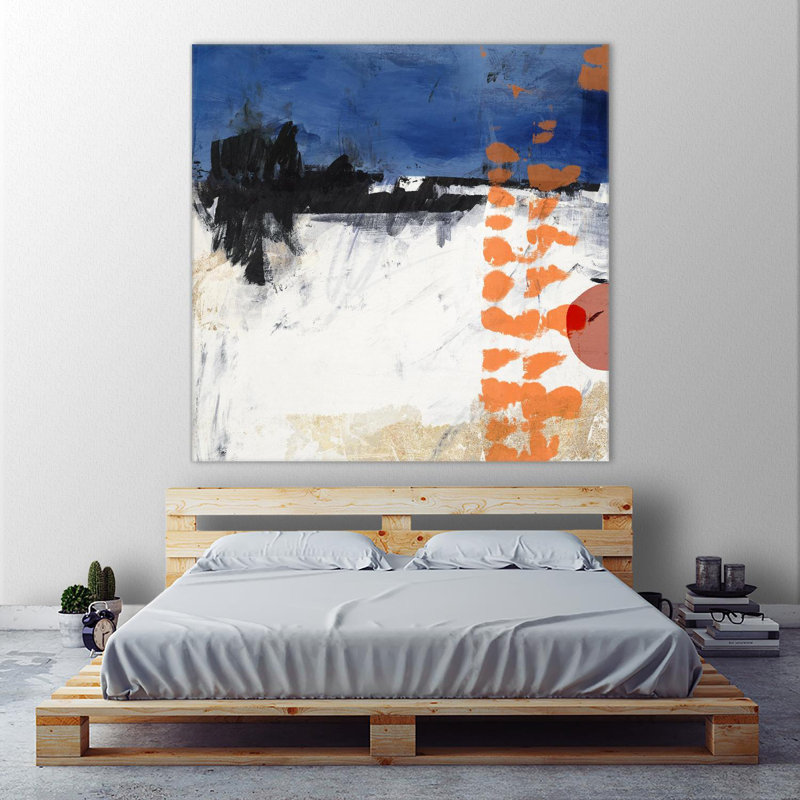 «Midnight Rise Ii», reproduction d'art sur toile géante 54 po x 54 po, H 54 po x l 54 po x P 1,5 po