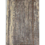 Contemporary One-of-a-Kind Rectangle 9'11" X 13'10" Hand Knotted Area Rug