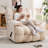 Oversized Soft  Chenille Swivel Rocker Recliner Chair For Living Room-1189123387-1189623133