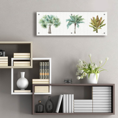 «Bay Mixed Home» «Mixed Greens XV» par Lisa Audit, art mural en verre acrylique