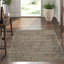 Abstract Area Rug in Brown
