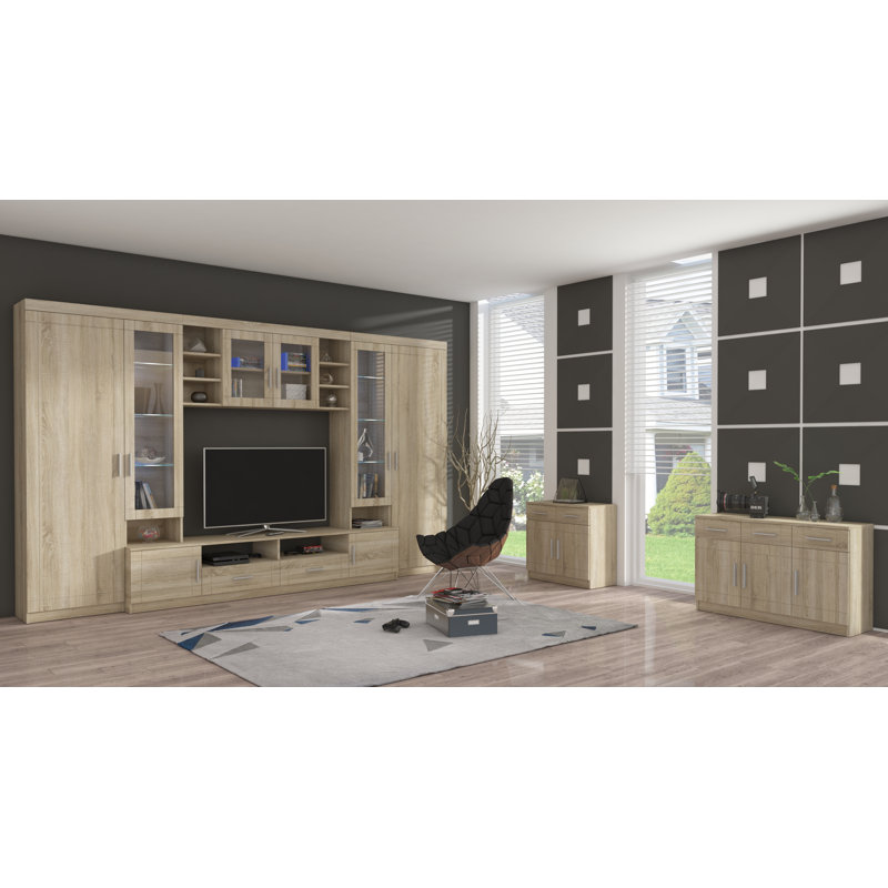 Schwenzer 69cm W Chest of Drawers, Sonoma oak