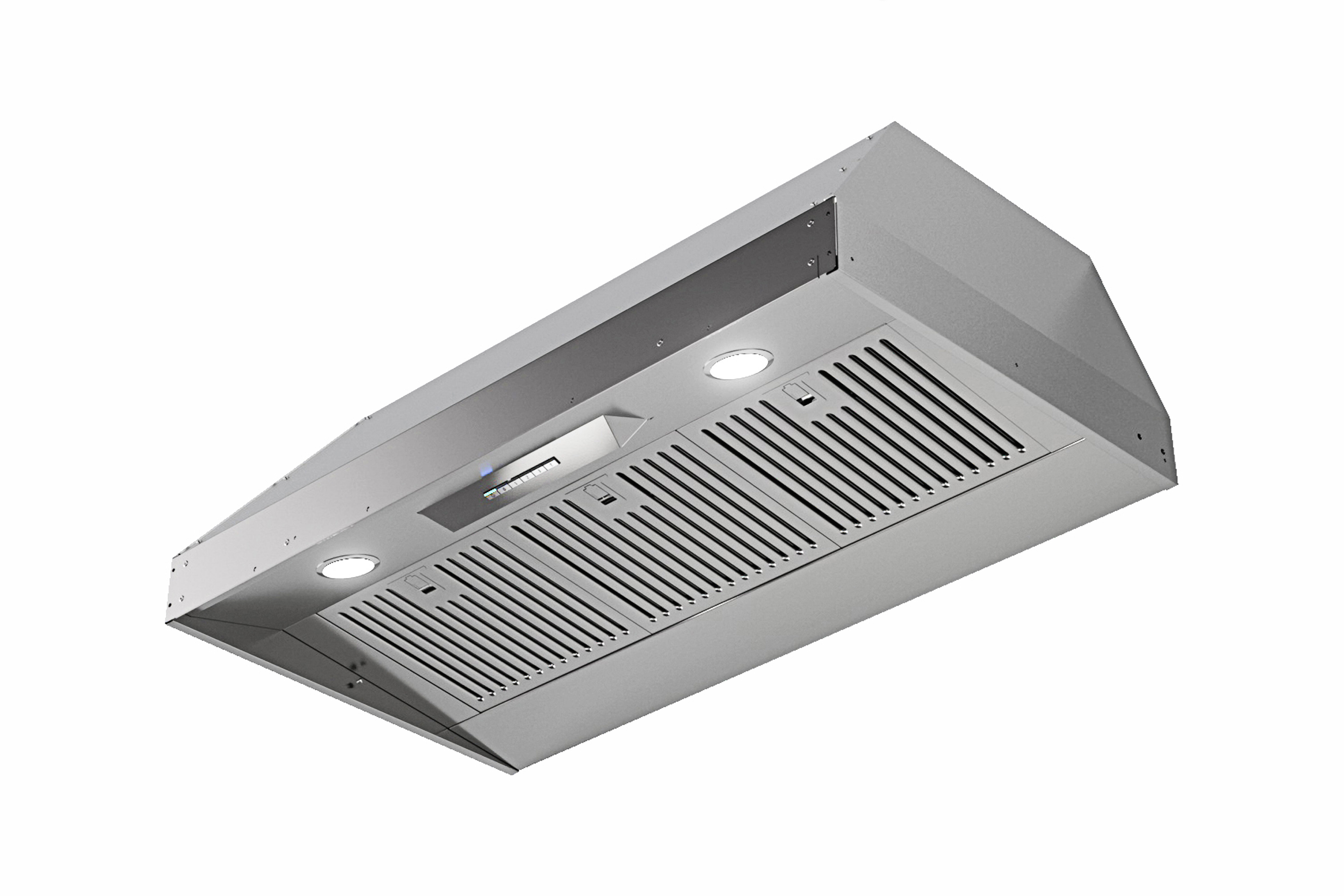 XO 30 in. Chimney Style Range Hood with 3 Speed Settings, 600 CFM,  Convertible Venting & 2 LED Lights - Stainless Steel