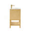 Meuble-lavabo en bois avec tablette réglable-754182340