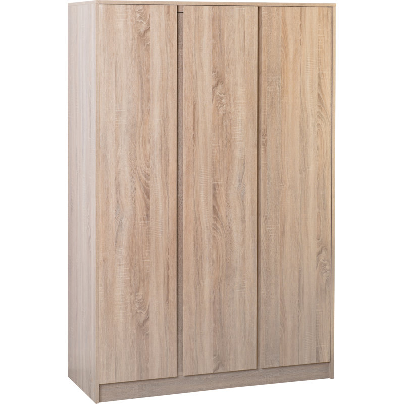 Braunstein 3 Door Wardrobe, Beige