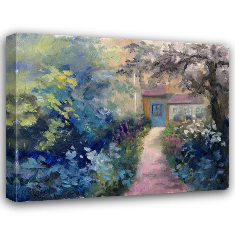 Art sur toile tendu avec galerie Astoria Grand Weber, Mary Jean: Cotswold Cottage VI, H 15 po x l 18 po