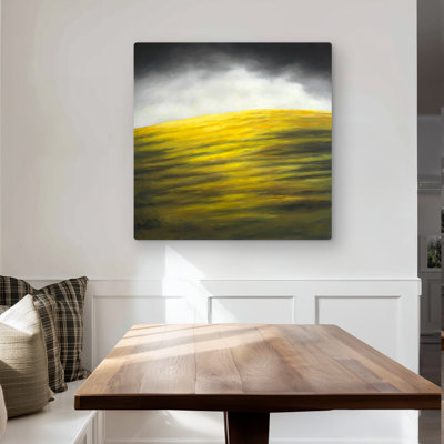 Yellow Hill - Spiritual Landscapes Metal Print for Home Decor