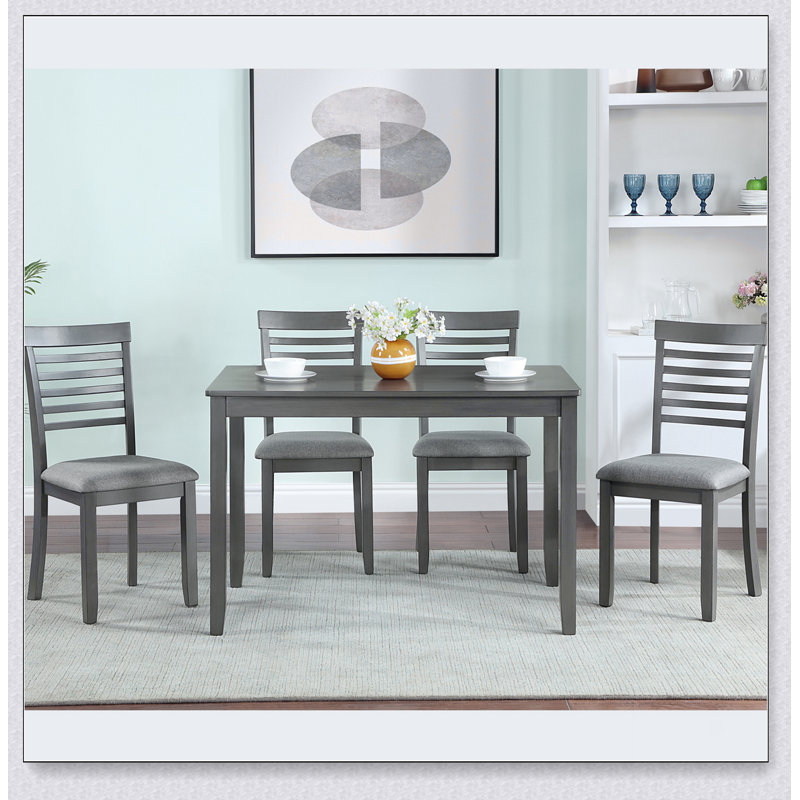 Dining Rectangular Table set for 4,Kitchen Dining Table for Small Space