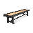 Hank 12' Shuffleboard Table In Gray Marble