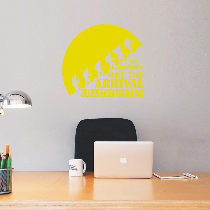 Adhésif décoratif, H 10 po x l 11 po, Jaune