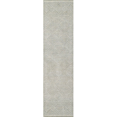 Babiarz Hand Hooked Wool Geometric Indoor Rug