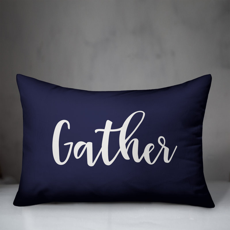 Coussin Gather, Bleu marine