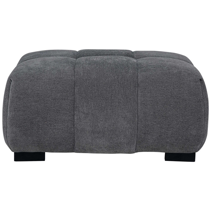 Repose-pieds rembourré rectangulaire