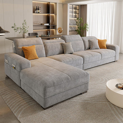 Canapé modulaire 3 pièces rembourré