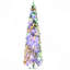 Arbre de Noël de 6 pi avec 640 pieds de branches, 250 lumières colorées ou DEL colorées en forme de Downswept-36653194