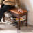 Modern Minimalist Solid Wood Shoe-Changing Stool With Storage Drawers-2117310865