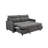Firm Square Arms Sleeper Sofa 3 in 1 Convertible Sleeper Sofa Bed with Pull Out Bed-1544203759-1598630482