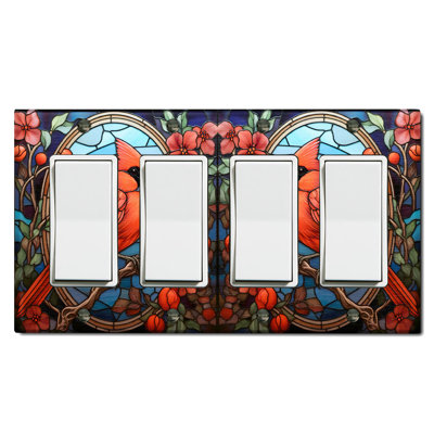4 - Gang Rocker Standard Wall Plate