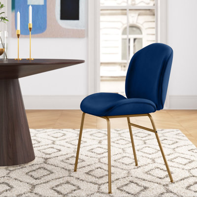 Shae 46cm H Velvet Upholstered Side Chair
